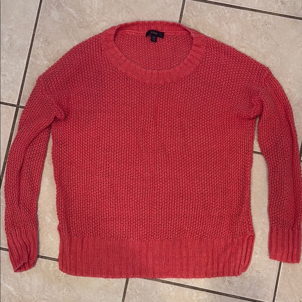 Cozy Red Knit Sweater